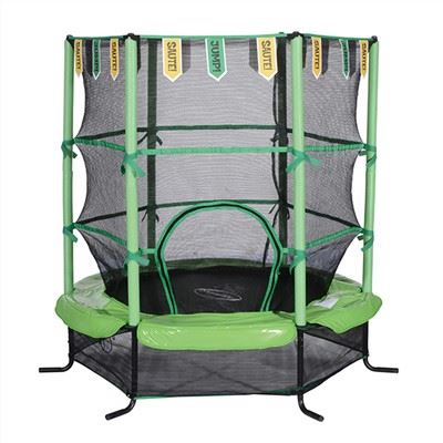 Trampolin Kanak-kanak 55Inci Dengan Bendera