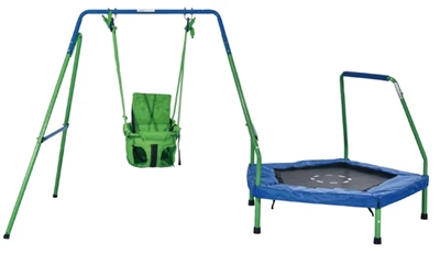 Buaian Junior + Trampolin Untuk Kegunaan Luaran & Dalaman